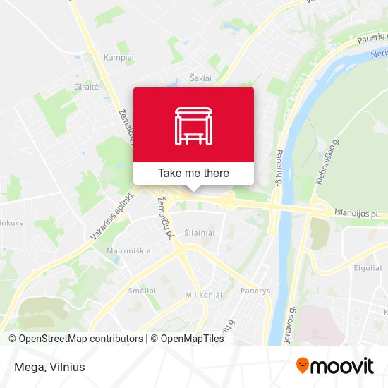 Карта Mega