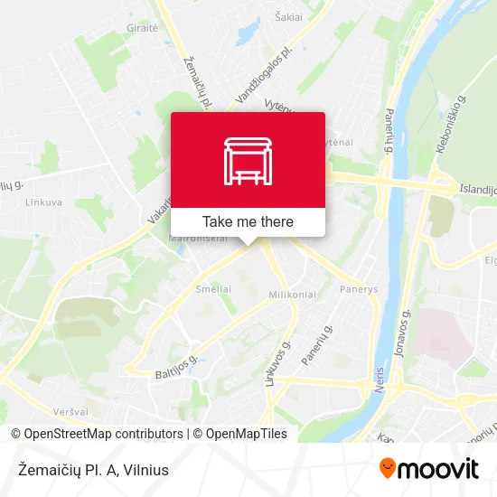 Карта Žemaičių Pl. A