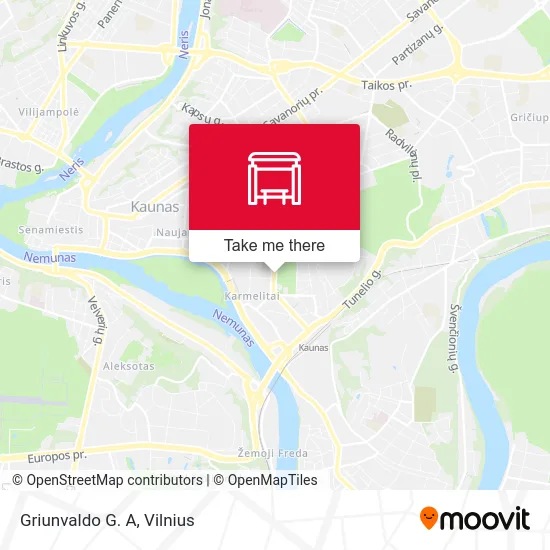 Карта Griunvaldo G. A