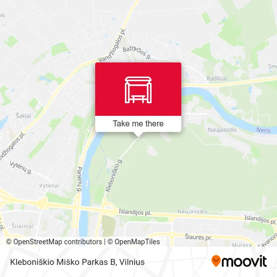 Карта Kleboniškio Miško Parkas B