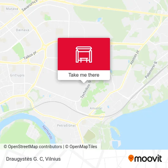 Карта Draugystės G. C