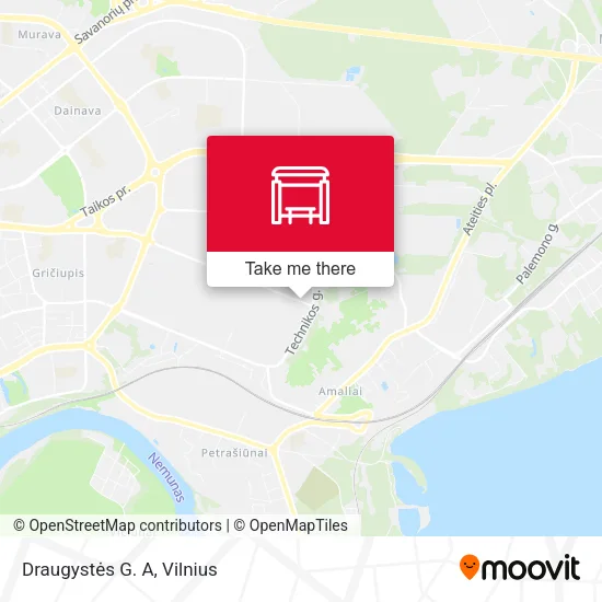 Карта Draugystės G. A