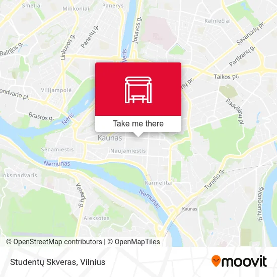 Studentų Skveras map