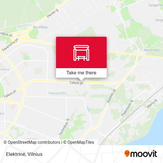 Карта Elektrinė