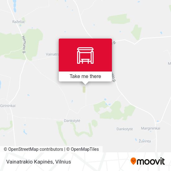 Карта Vainatrakio Kapinės