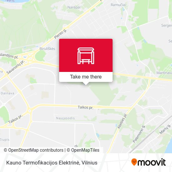 Карта Kauno Termofikacijos Elektrinė