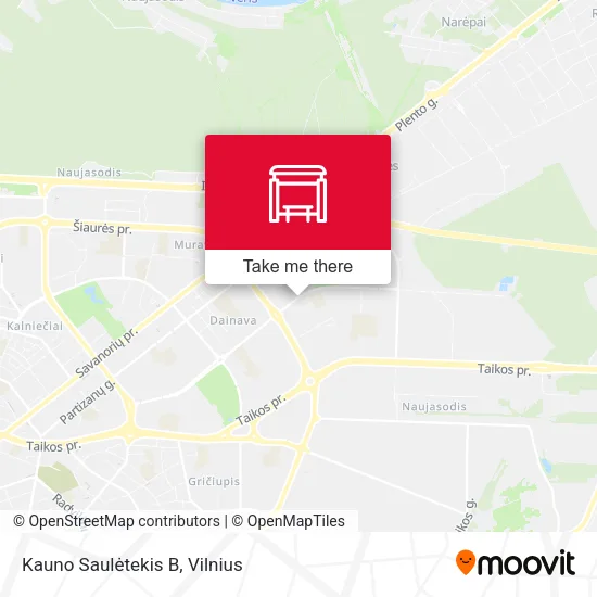 Карта Kauno Saulėtekis B