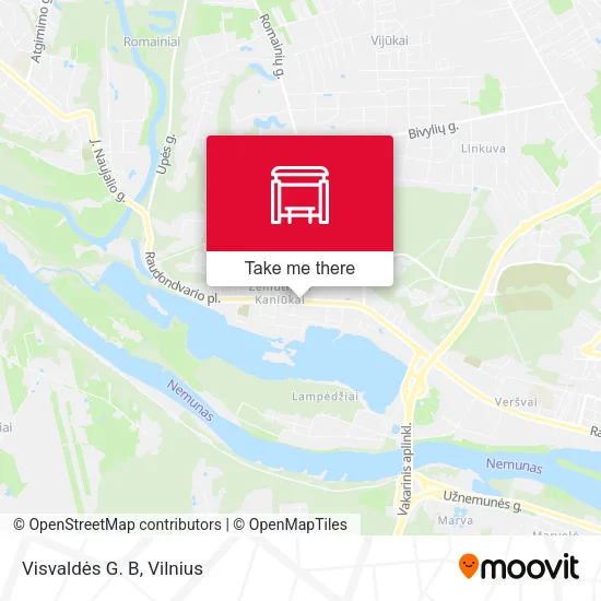 Карта Visvaldės G. B