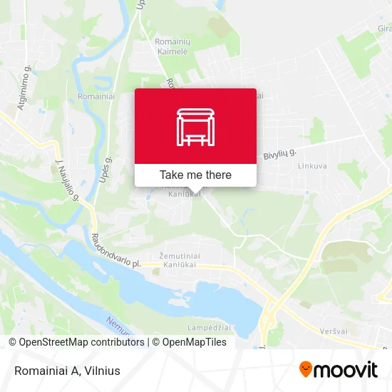 Карта Romainiai A