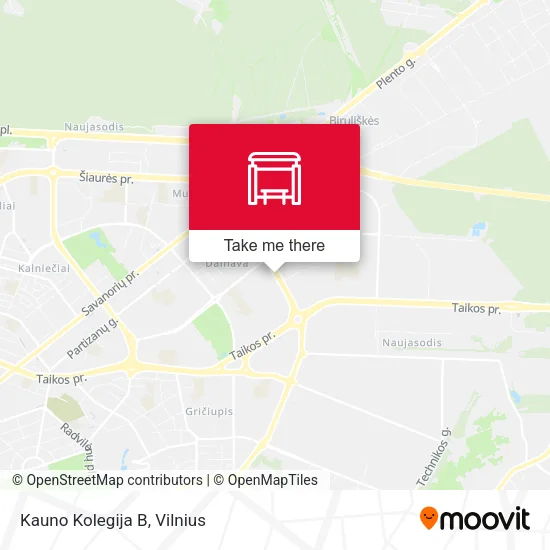 Карта Kauno Kolegija B