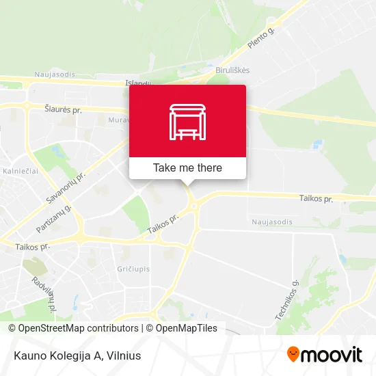 Карта Kauno Kolegija A