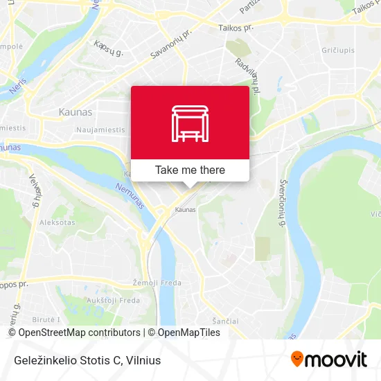 Карта Geležinkelio Stotis C
