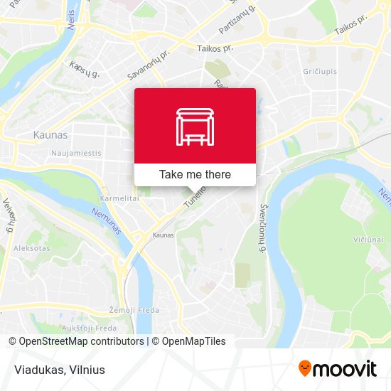 Карта Viadukas