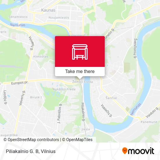 Карта Piliakalnio G. B