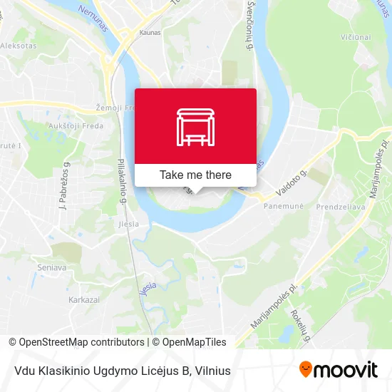 Vdu Klasikinio Ugdymo Licėjus B map