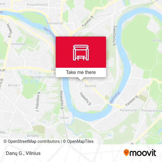 Danų G. map
