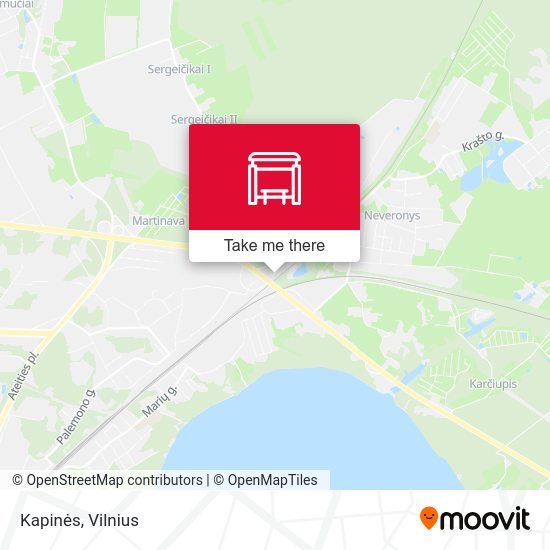 Карта Kapinės