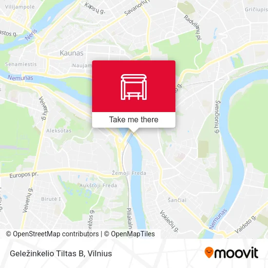 Карта Geležinkelio Tiltas B