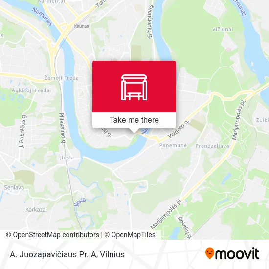 Карта A. Juozapavičiaus Pr. A
