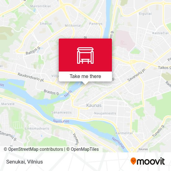Карта Senukai