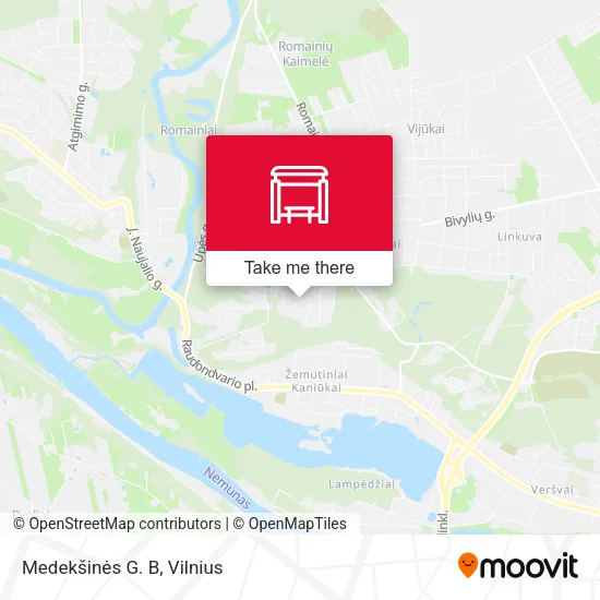 Карта Medekšinės G. B