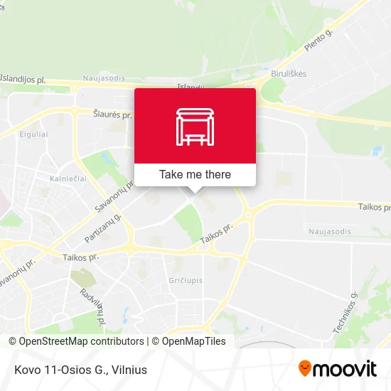 Kovo 11-Osios G. map