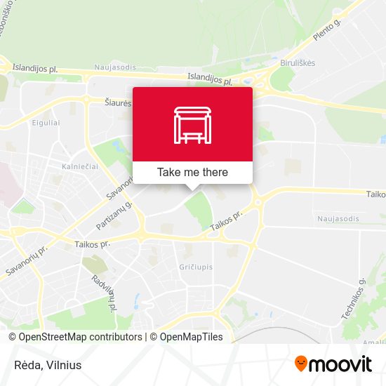 Карта Rėda