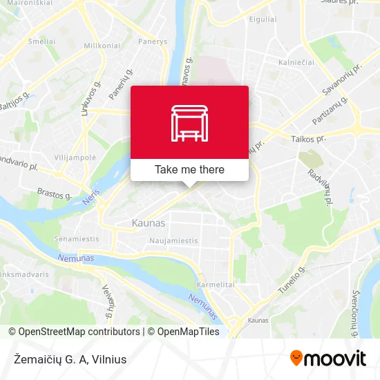 Карта Žemaičių G. A