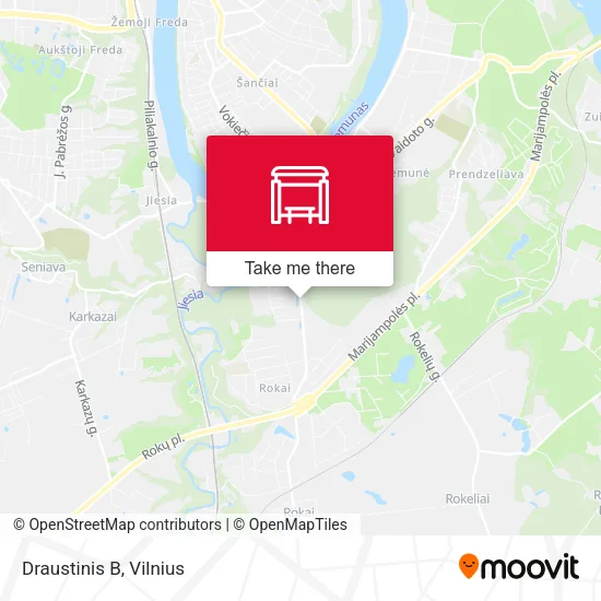 Карта Draustinis B