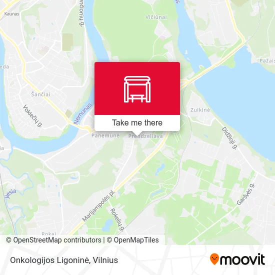 Карта Onkologijos Ligoninė
