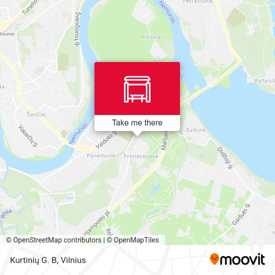 Карта Kurtinių G. B