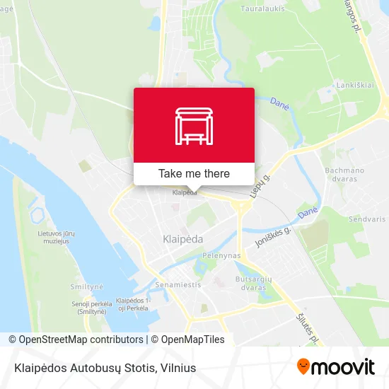 Карта Klaipėdos Autobusų Stotis