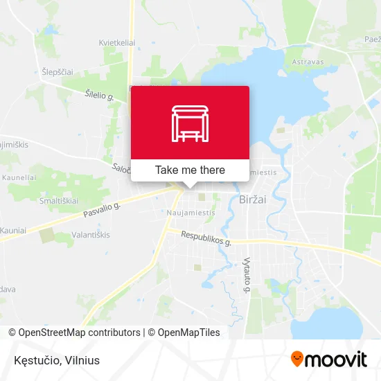 Карта Kęstučio