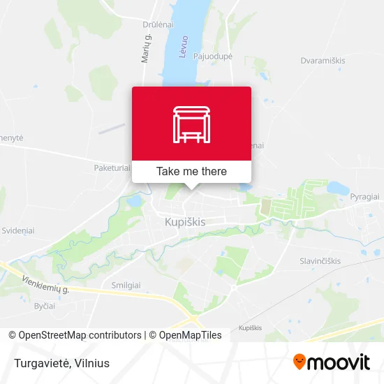 Карта Turgavietė