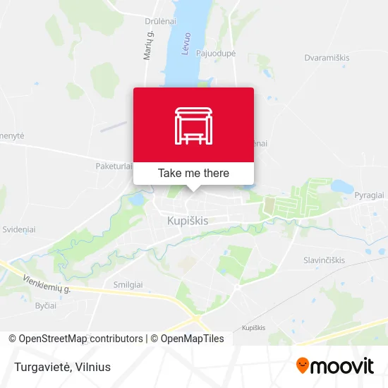 Карта Turgavietė