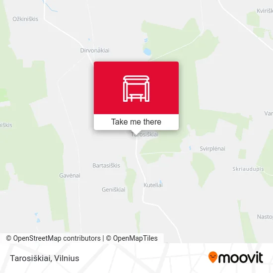 Карта Tarosiškiai