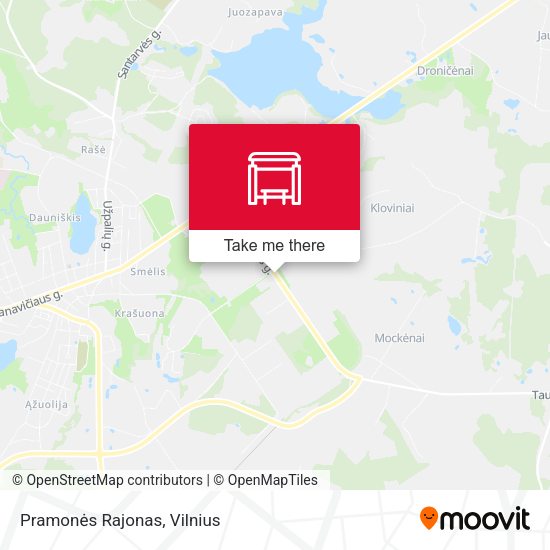 Карта Pramonės Rajonas
