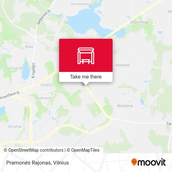 Карта Pramonės Rajonas