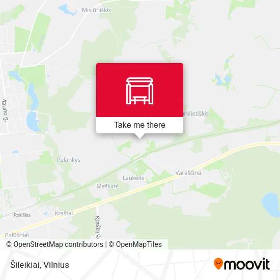 Карта Šileikiai