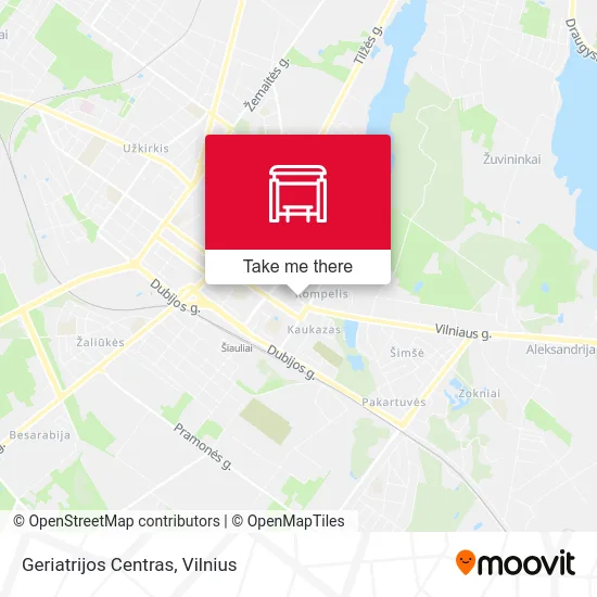 Карта Geriatrijos Centras