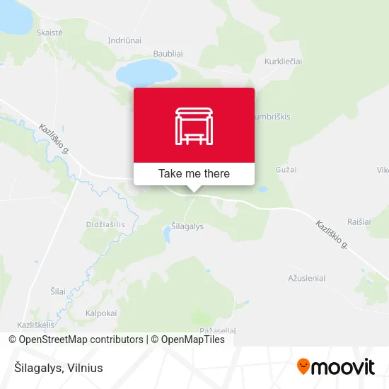 Карта Šilagalys