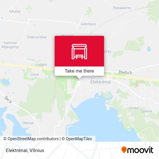 Карта Elektrėnai
