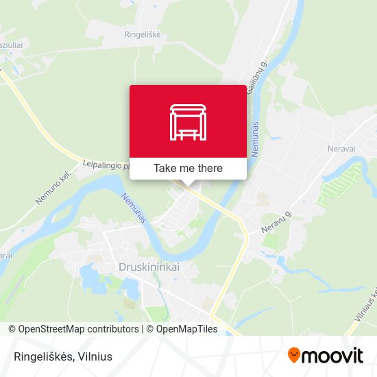 Карта Ringeliškės