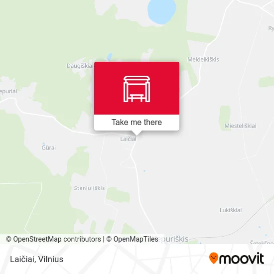 Карта Laičiai