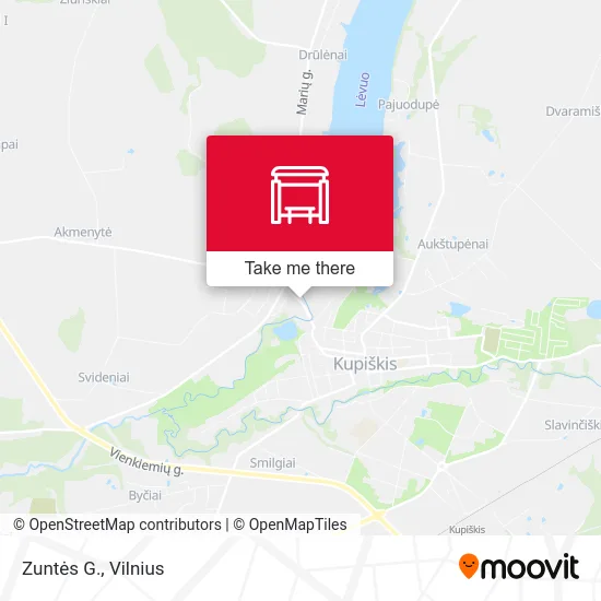 Карта Zuntės G.