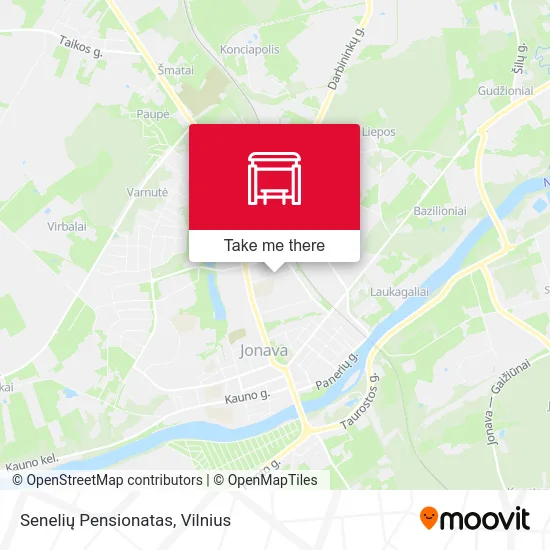 Карта Senelių Pensionatas