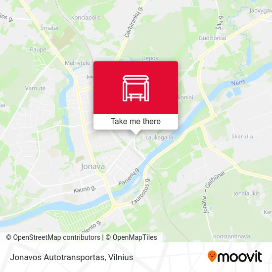 Карта Jonavos Autotransportas