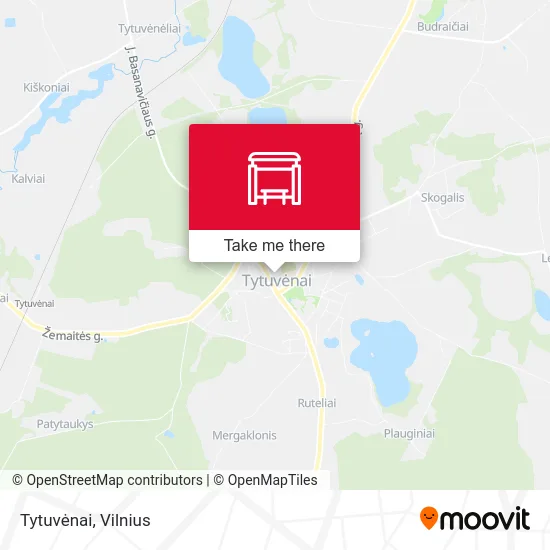 Tytuvėnai map
