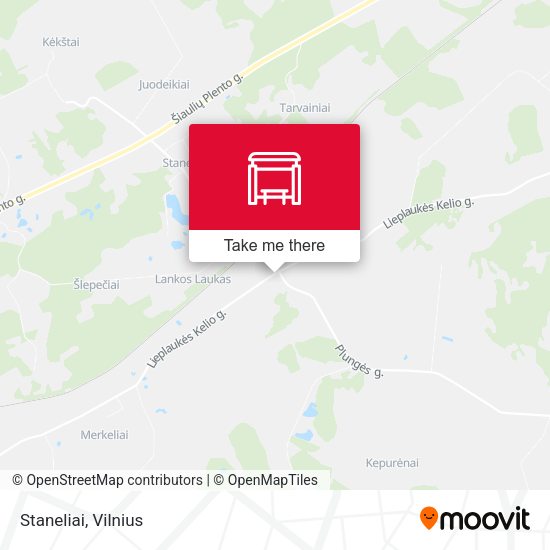 Карта Staneliai