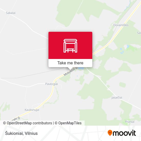 Карта Šukioniai